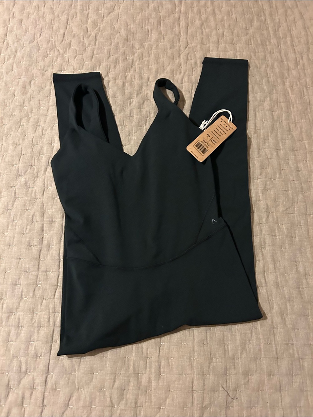 NWT Acta V-Neck One-Piece Jumpsuit Size Small